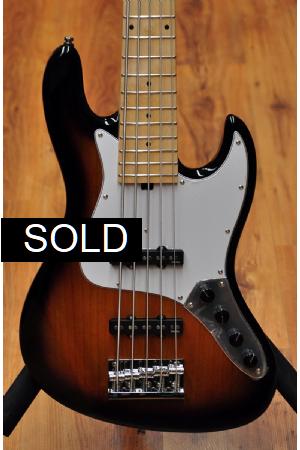 Sadowsky MetroExpress 21 Fret Vintage JJ Maple 5 Tobacco Burst Transparent High Polish Sadowsky MetroExpress 21 Fret Vintage JJ Maple 5 Tobacco Burst Transparent High Polish